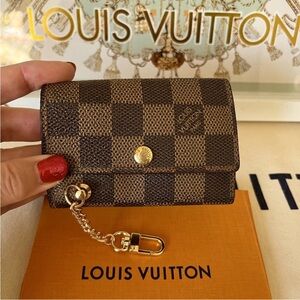Louis Vuitton Brown Damier Key Holder Case
